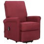 Sillón elevable tela rojo tinto de vidaXL, Sillones - Ref: Foro24-329722, Precio: 588,18 €, Descuento: %