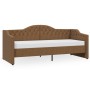 Sofa bed with USB mattress in brown fabric 90x200 cm by vidaXL, Beds and slatted bases - Ref: Foro24-3080296, Price: 331,58 €...