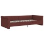 Sofá cama con colchón USB de tela morado 90x200 cm de vidaXL, Camas y somieres - Ref: Foro24-3080319, Precio: 366,99 €, Descu...