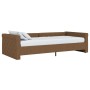 Sofá cama con colchón USB de tela marrón 90x200 cm de vidaXL, Camas y somieres - Ref: Foro24-3080326, Precio: 595,99 €, Descu...