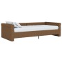 Sofá cama con colchón USB de tela marrón 90x200 cm de vidaXL, Camas y somieres - Ref: Foro24-3080336, Precio: 647,16 €, Descu...