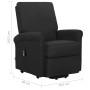 Sillón elevable tela negro de vidaXL, Sillones - Ref: Foro24-329721, Precio: 288,25 €, Descuento: %