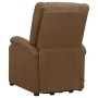 Sillón elevable tela marrón de vidaXL, Sillones - Ref: Foro24-329703, Precio: 306,53 €, Descuento: %