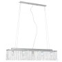 Ceiling lamp with silver glass beads 104 cm E14 by vidaXL, ceiling lights - Ref: Foro24-50860, Price: 100,12 €, Discount: %