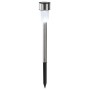 HI Solar LED garden lamps 8 units stainless steel by HI, Outdoor lighting - Ref: Foro24-435247, Price: 24,30 €, Discount: %