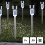 HI Solar LED garden lamps 8 units stainless steel by HI, Outdoor lighting - Ref: Foro24-435247, Price: 24,30 €, Discount: %