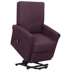 Sillón elevable tela morado de vidaXL, Sillones - Ref: Foro24-329726, Precio: 289,03 €, Descuento: %