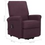 Hubsessel aus violettem Stoff von vidaXL, Sessel - Ref: Foro24-329726, Preis: 289,03 €, Rabatt: %