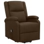 Sillón elevable tela marrón oscuro de vidaXL, Sillones - Ref: Foro24-329704, Precio: 381,15 €, Descuento: %