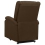 Sillón elevable tela marrón oscuro de vidaXL, Sillones - Ref: Foro24-329704, Precio: 381,15 €, Descuento: %