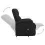 Sillón elevable tela negro de vidaXL, Sillones - Ref: Foro24-329701, Precio: 342,77 €, Descuento: %