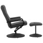 Sillón reclinable con reposapiés de tela gris oscuro de vidaXL, Sillones - Ref: Foro24-249312, Precio: 165,56 €, Descuento: %