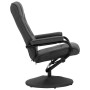 Sillón reclinable con reposapiés de tela gris oscuro de vidaXL, Sillones - Ref: Foro24-249312, Precio: 165,56 €, Descuento: %