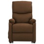 Sillón elevable tela marrón de vidaXL, Sillones - Ref: Foro24-329743, Precio: 390,29 €, Descuento: %