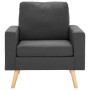 Sillón de tela gris oscuro de vidaXL, Sillones - Ref: Foro24-288694, Precio: 179,71 €, Descuento: %