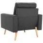 Sillón de tela gris oscuro de vidaXL, Sillones - Ref: Foro24-288694, Precio: 178,99 €, Descuento: %