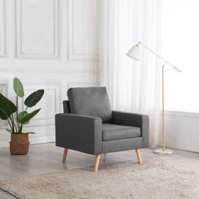 Light gray fabric armchair by vidaXL, Armchairs - Ref: Foro24-288693, Price: 181,72 €, Discount: %