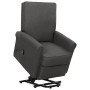 Sillón elevable tela gris oscuro de vidaXL, Sillones - Ref: Foro24-329720, Precio: 285,45 €, Descuento: %