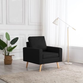 Sillón de tela negro de vidaXL, Sillones - Ref: Foro24-288702, Precio: 169,99 €, Descuento: %