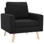 Black fabric armchair by vidaXL, Armchairs - Ref: Foro24-288702, Price: 169,99 €, Discount: %