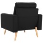 Black fabric armchair by vidaXL, Armchairs - Ref: Foro24-288702, Price: 169,99 €, Discount: %