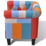 Armchair with a Patchwork fabric design by vidaXL, Armchairs - Ref: Foro24-241027, Price: 232,99 €, Discount: %