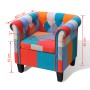 Sillón con diseño de retales de tela Patchwork de vidaXL, Sillones - Ref: Foro24-241027, Precio: 232,99 €, Descuento: %