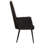 Sillón orejero de cuero auténtico negro de vidaXL, Sillones - Ref: Foro24-339650, Precio: 106,33 €, Descuento: %