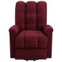 Sillón elevable tela rojo tinto de vidaXL, Sillones - Ref: Foro24-321383, Precio: 509,34 €, Descuento: %