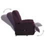 Hubsessel aus violettem Stoff von vidaXL, Sessel - Ref: Foro24-321387, Preis: 460,91 €, Rabatt: %