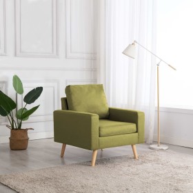 Sillón de tela verde de vidaXL, Sillones - Ref: Foro24-288698, Precio: 207,52 €, Descuento: %