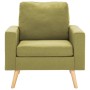 Sillón de tela verde de vidaXL, Sillones - Ref: Foro24-288698, Precio: 207,99 €, Descuento: %