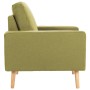 Sillón de tela verde de vidaXL, Sillones - Ref: Foro24-288698, Precio: 207,99 €, Descuento: %