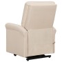 Sillón elevable tela crema de vidaXL, Sillones - Ref: Foro24-329728, Precio: 290,28 €, Descuento: %