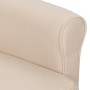 Sillón elevable tela crema de vidaXL, Sillones - Ref: Foro24-329728, Precio: 290,28 €, Descuento: %