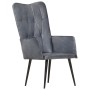 Sillón orejero de cuero auténtico gris canela de vidaXL, Sillones - Ref: Foro24-339649, Precio: 84,71 €, Descuento: %