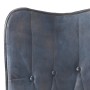 Sillón orejero de cuero auténtico gris canela de vidaXL, Sillones - Ref: Foro24-339649, Precio: 84,71 €, Descuento: %