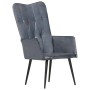 Sillón orejero de cuero auténtico gris canela de vidaXL, Sillones - Ref: Foro24-339649, Precio: 84,71 €, Descuento: %