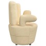 Sillón con forma de mano de terciopelo crema de vidaXL, Sillones - Ref: Foro24-335847, Precio: 123,26 €, Descuento: %