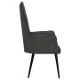 Sillón orejero de cuero auténtico negro canela de vidaXL, Sillones - Ref: Foro24-339654, Precio: 91,20 €, Descuento: %