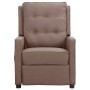 Taupe Gray Fabric Recliner by vidaXL, Armchairs - Ref: Foro24-338964, Price: 181,84 €, Discount: %