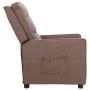 Taupe Gray Fabric Recliner by vidaXL, Armchairs - Ref: Foro24-338964, Price: 181,84 €, Discount: %