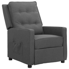 Light Gray Fabric Recliner by vidaXL, Armchairs - Ref: Foro24-338956, Price: 181,99 €, Discount: %