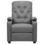 Sillón reclinable de cuero sintético gris de vidaXL, Sillones - Ref: Foro24-339126, Precio: 227,99 €, Descuento: %