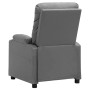 Sillón reclinable de cuero sintético gris de vidaXL, Sillones - Ref: Foro24-339126, Precio: 227,99 €, Descuento: %