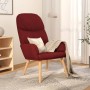 Sillón de relax de tela rojo tinto de vidaXL, Sillones - Ref: Foro24-340998, Precio: 114,80 €, Descuento: %