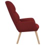 Sillón de relax de tela rojo tinto de vidaXL, Sillones - Ref: Foro24-340998, Precio: 114,80 €, Descuento: %