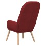 Sillón de relax de tela rojo tinto de vidaXL, Sillones - Ref: Foro24-340998, Precio: 114,80 €, Descuento: %