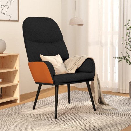 Black fabric relaxation chair by vidaXL, Armchairs - Ref: Foro24-341018, Price: 79,80 €, Discount: %