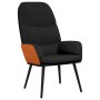 Black fabric relaxation chair by vidaXL, Armchairs - Ref: Foro24-341018, Price: 79,80 €, Discount: %